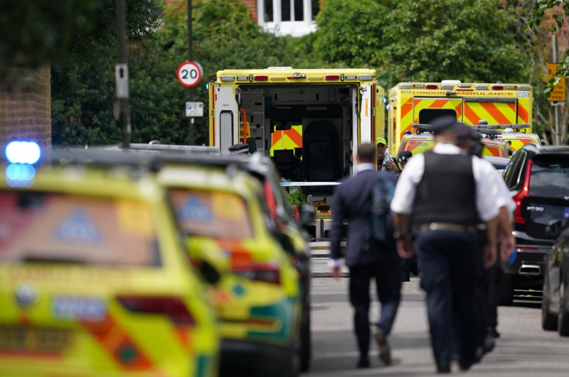 Car collides with primary school building