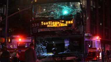 MTA Bus And Tour Bus Accident In Manhattan, New York City, United States - 06 Jul 2023