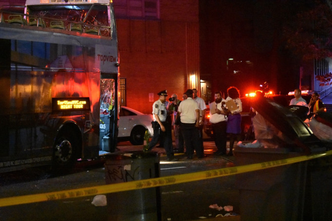 MTA Bus And Tour Bus Accident In Manhattan, New York City, United States - 06 Jul 2023