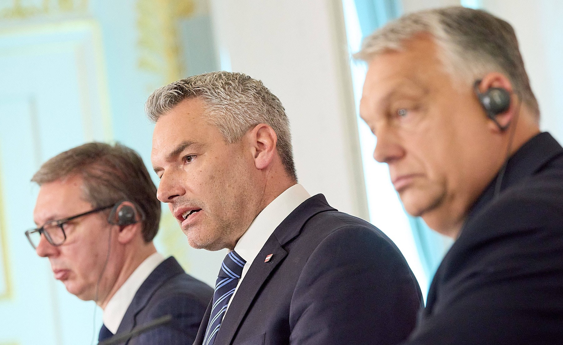 Cancelarul austriac Karl Nehammer: Austria, Ungaria şi Serbia au tras împreună frâna pentru migraţie