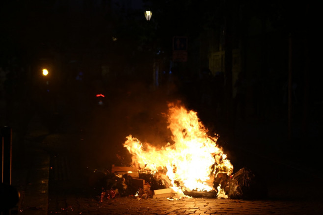 Demonstration asking for justice for Nahel in Marseille