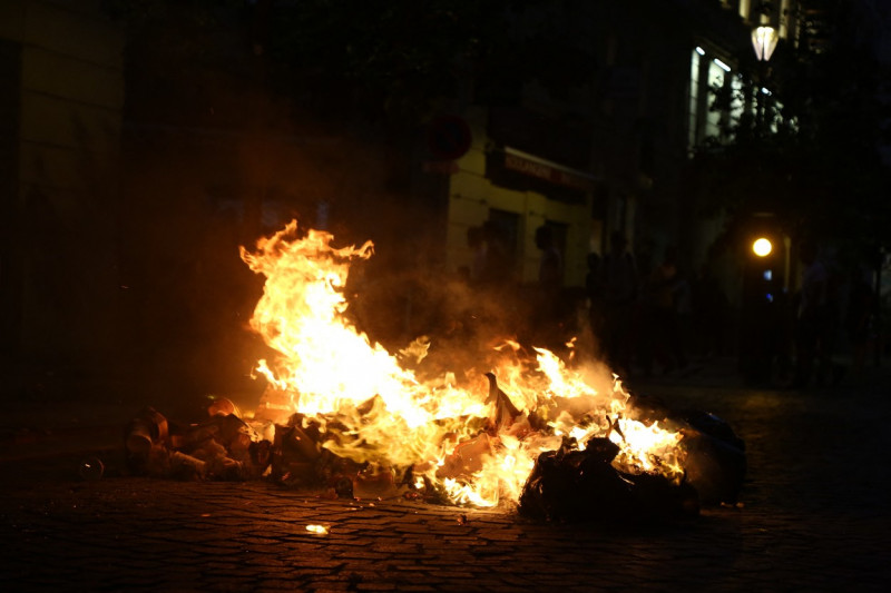 Demonstration asking for justice for Nahel in Marseille