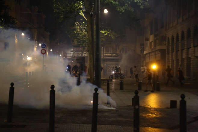 Demonstration asking for justice for Nahel in Marseille