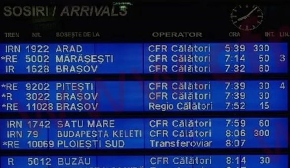 Furtuna a blocat trenurile în drum spre București, cel de la Arad are întârziere 330 de minute. Un tren spre Constanța n-a mai plecat