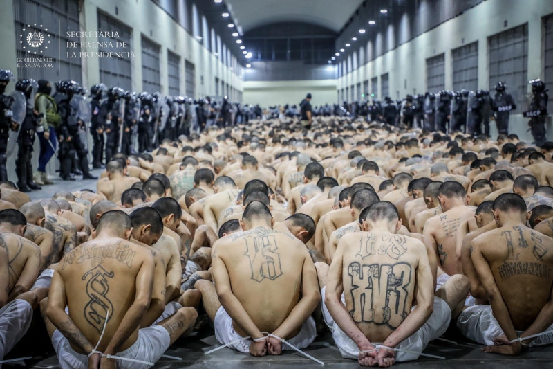 Bukele mega prison receives another 2,000 suspected gang members in El Salvador