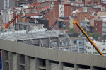 The demolition of the third stand of the Spotify Camp Nou continues, Barcelona, Spain - 05 Jul 2023