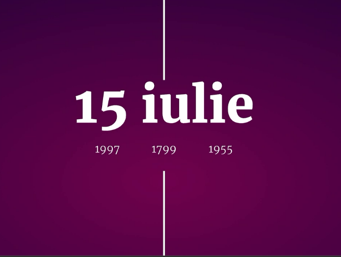 Digistoria – cele mai importante evenimente petrecute în 15 iulie