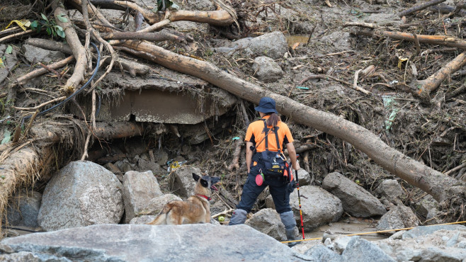 Inundații devastatoare în din Coreea de Sud. Foto Profimedia (5)