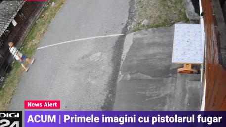 Primele imagini cu pistolarul fugar din Gorj, căutat de poliție după ce l-a împușcat de patru ori pe iubitul fostei soții