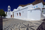 Aghia Triada Church, Megalo Horio, Tilos, Dodecanese islands, Southern Aegean, Greece.