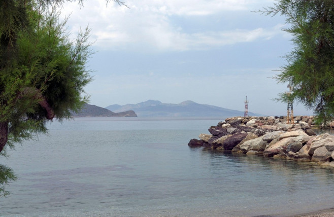 Agios Antonios harbour.Tilos island, Dodecanese, Greece, EU