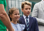 The Wales family attend the Men’s Singles Final at Wimbledon