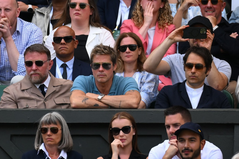 Wimbledon - Brad Pitt Attends Men's Final