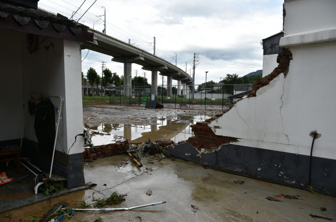 Typhoon Talim Hit Nanjing, China - 17 Jul 2023