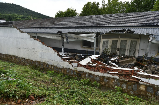 Typhoon Talim Hit Nanjing, China - 17 Jul 2023