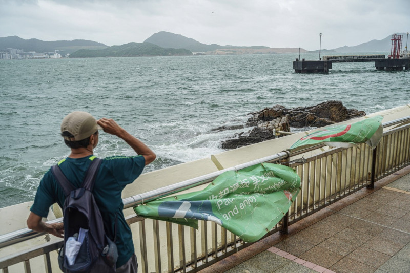 Typhoon Talim in Hong Kong, China - 17 Jul 2023