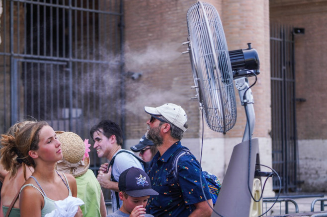 Italy Heatwave, Rome, Italy - 17 Jul 2023