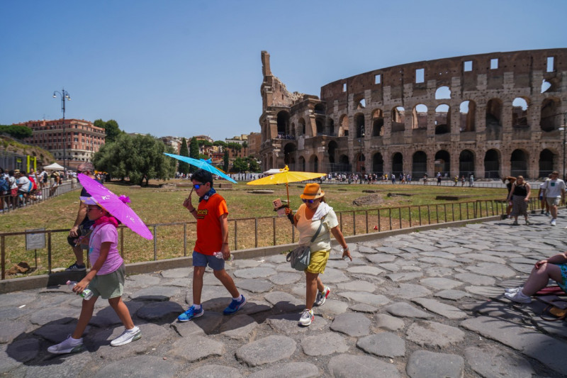 Italy Heatwave, Rome, Italy - 17 Jul 2023