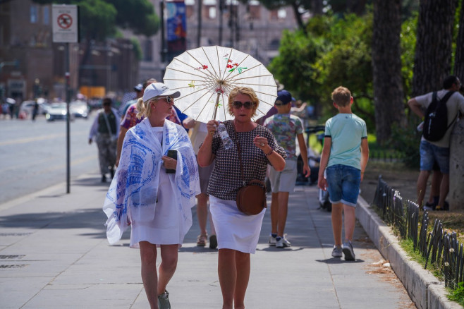 Italy Heatwave, Rome, Italy - 17 Jul 2023