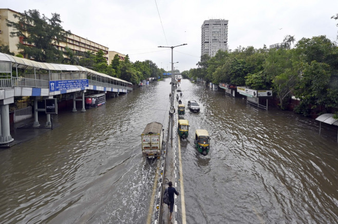 Flood Situation in Delhi-NCR After Rise In Water Level Of Yamuna River, New Delhi, India - 16 Jul 2023