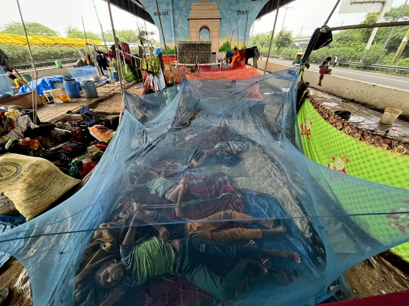 Flood Situation in Delhi-NCR After Rise In Water Level Of Yamuna River, New Delhi, India - 16 Jul 2023