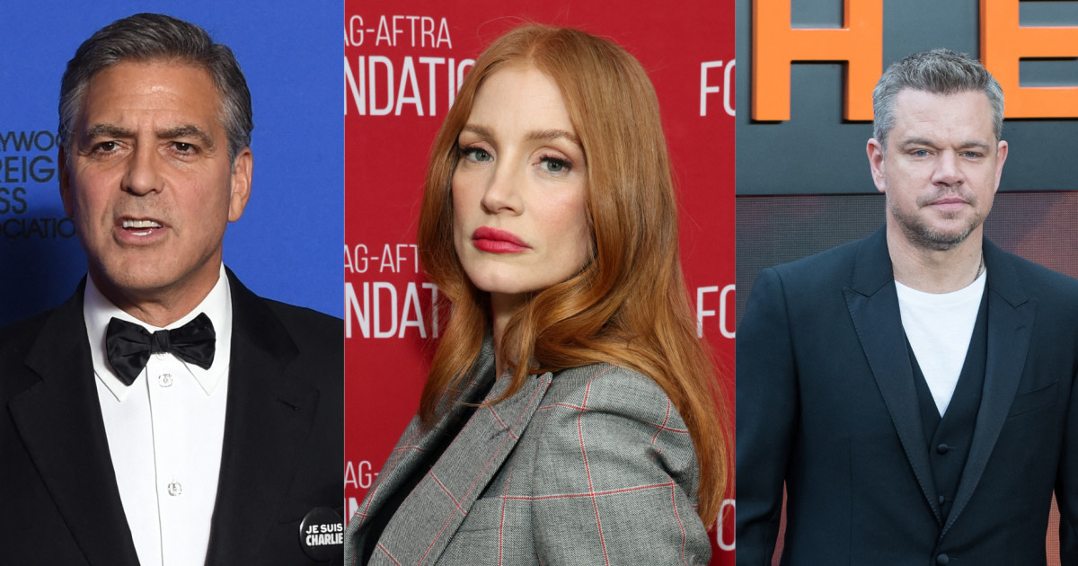"Nu vom renunța". George Clooney, Jessica Chastain, Matt Damon și alte ...