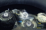 Salina Turda salt mine in Turda, Romania.