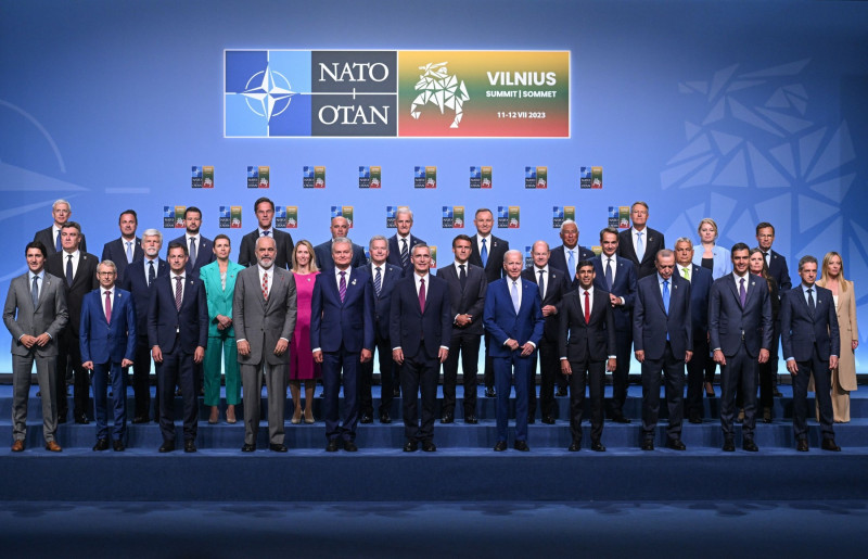 NATO Summit In Vilnius - Day 1, Lithuania - 11 Jul 2023