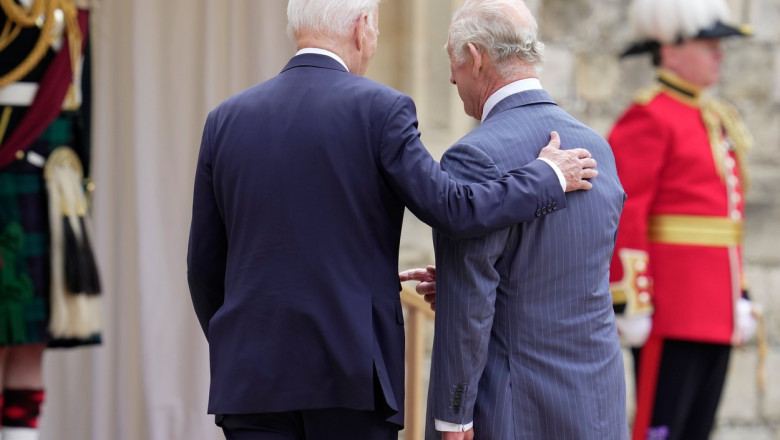 Regele Charles și Joe Biden la Castelul Windsor