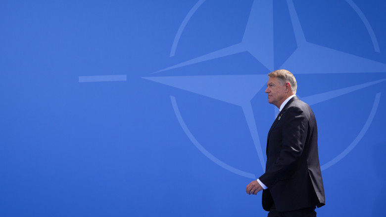 Președintele Klaus Iohannis, la summit-ul NATO de la Vilnius.