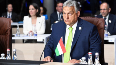 premierul ungariei viktor orban la summitul nato de la vilnius din 2023