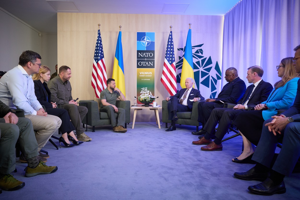 Biden spune că întâlnirea cu Zelenski „a decurs foarte bine” şi că i-a risipit îngrijorările preşedintelui ucrainean