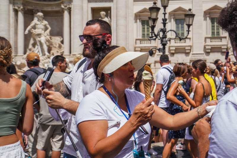 Heatwave in Rome, Rome, Italy - 12 Jul 2023