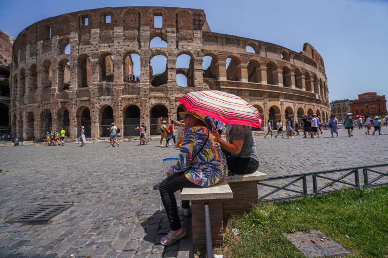 Heatwave in Rome, Rome, Italy - 12 Jul 2023