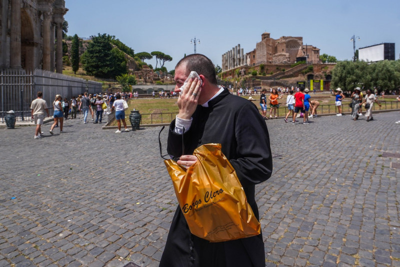 Heatwave in Rome, Rome, Italy - 12 Jul 2023