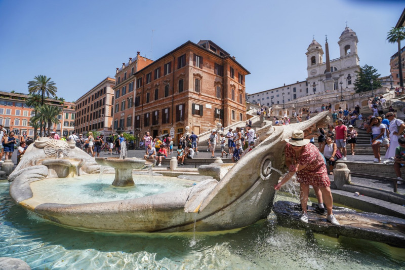 Heatwave in Rome, Rome, Italy - 12 Jul 2023