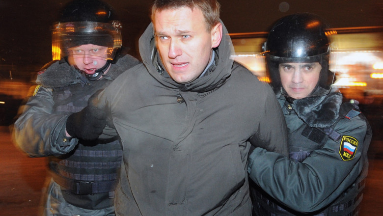 Alexei Navalnîi arestat la Moscova în 2012