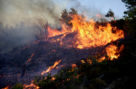 Wildfire in Rhodes Island