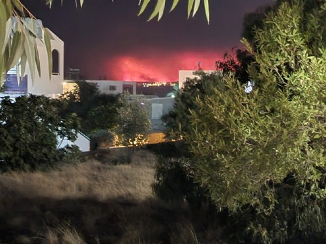 Couple caught in Rhodes wildfires forced to evacuate overnight in holiday horror