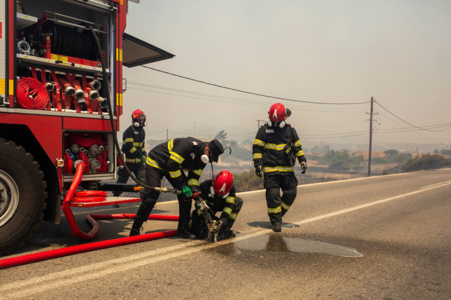 Forest fires in Greece - Rhodes