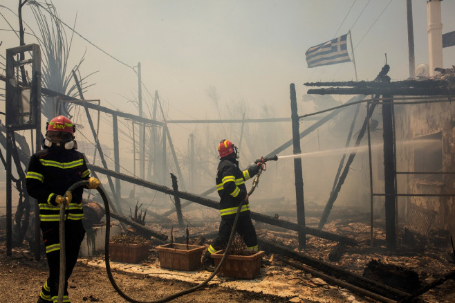 Forest fires in Greece - Rhodes