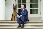 U.S. President Joe Biden and Dog Commander