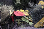 Canadair CL-215 aircraft crash, Karystos, Island of Evia, Greece - 25 Jul 2023