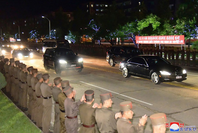 Shoigu in North Korea