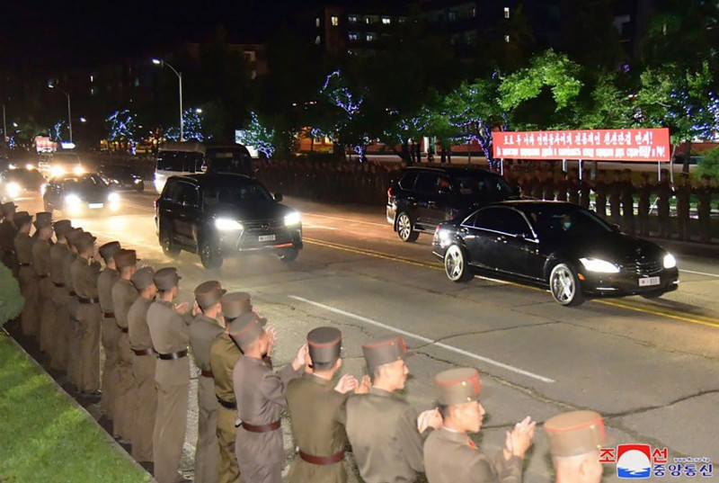 Shoigu in North Korea