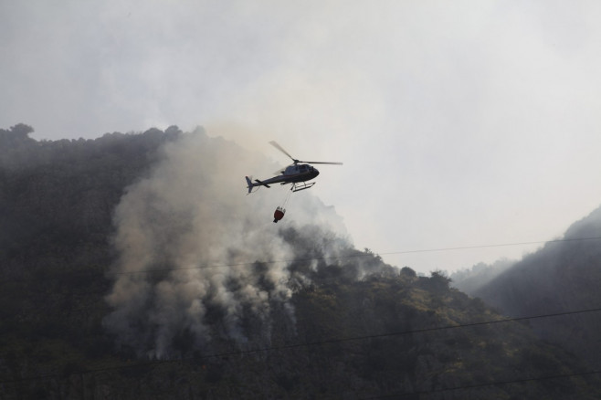 Fires Around Palermo Which Also Touches The Airport