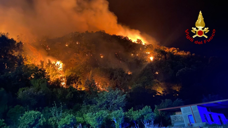 ITALY SICILY MESSINA WILDFIRES