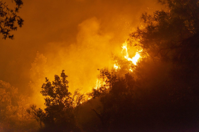 Fire breaks out on Mount Etna in Italy