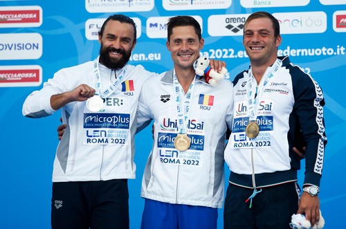 Constantin Popovici şi Cătălin Preda au câștigat aurul şi argintul la Campionatele Mondiale 2023 de nataţie de la Fukuoka