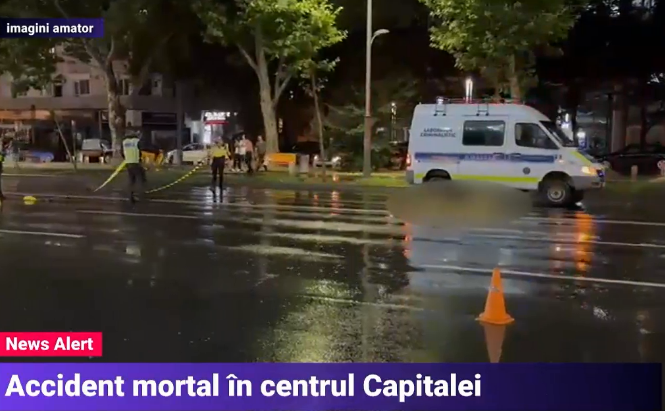 Un bărbat a fost lovit mortal de o mașină pe bulevardul Magheru, în București